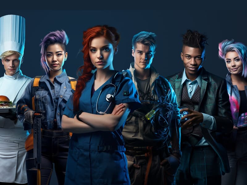 AI koncept av Brainforest får elever att välja rätt